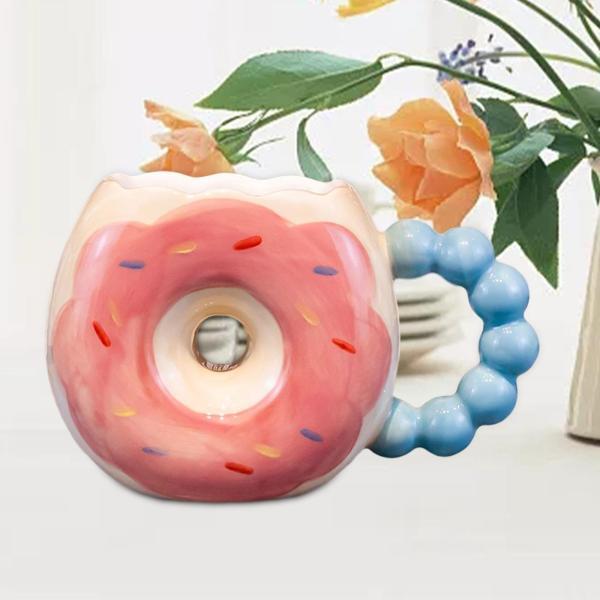 マグカップ ドーナツ型 かわいい コーヒーップ 北欧 ユニークで