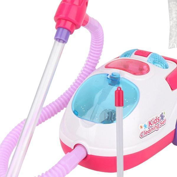 キッズ掃除機おもちゃ、ピンクミニ掃除機、幼児用掃除機セット