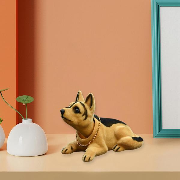 専用　ボブルヘッド　のみ 車のダッシュボードの飾りギフトのためのボブルヘッド犬の置物うなずく