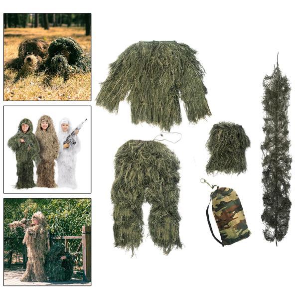 ウッドランド射撃服のためのティーンギリースーツ軽量ハンティング