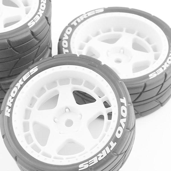 4xRCラリードリフトタイヤはHPI1:10RC電動ツーリングカー用の耐 4xRCラリードリフトタイヤはHPI1:10RC電動ツーリングカー用の耐