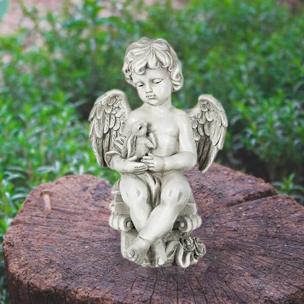 天使の庭の像公園の屋外屋内記念ギフトの装飾のための防水庭の彫刻｜stk-shop｜07