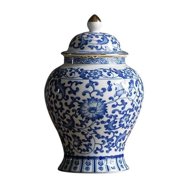 中国の陶磁器の生姜の瓶の艶をかけられた手描きのお茶の貯蔵多目的