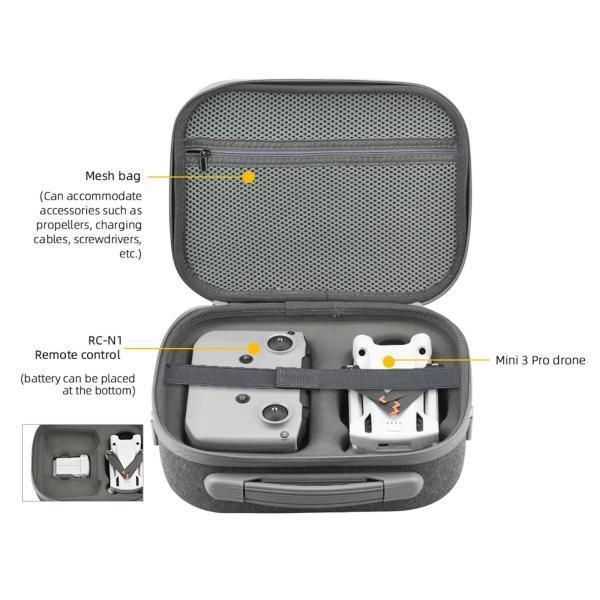 DJI Mini3Pro用キャリングケースマルチユース保護ハンドバッグショルダーバッグ｜stk-shop｜12