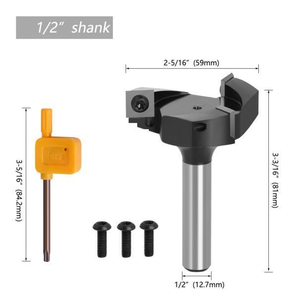 大工彫刻木工工具用CNCスポイルボードサーフェシングルータービット｜stk-shop｜08