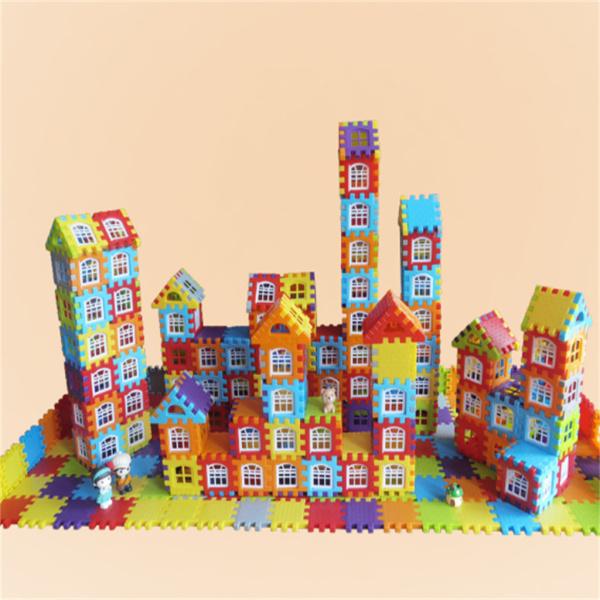 カラフル ソフトブロック 知育玩具 楽天市場】おもちゃ やわらかカラフルブロック ソフトブロック