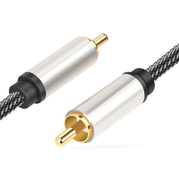 同軸デジタル オーディオ ケーブル、RCA オス - サブウーファー