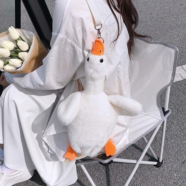 かわいいぬいぐるみアヒルのショルダーバッグス女性のショルダーバッグ