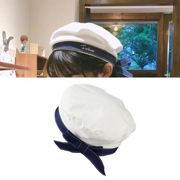 かわいい海軍セーラー帽子 ベレー帽 海軍風 JK 調節可能な 学院 かわいい海軍セーラー帽子 ベレー帽 海軍風 JK 調節可能な 学院