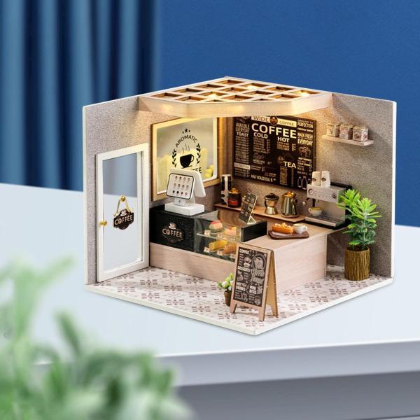 ドールハウスDIYキットミニチュア家具キットクリエイティブルーム子供