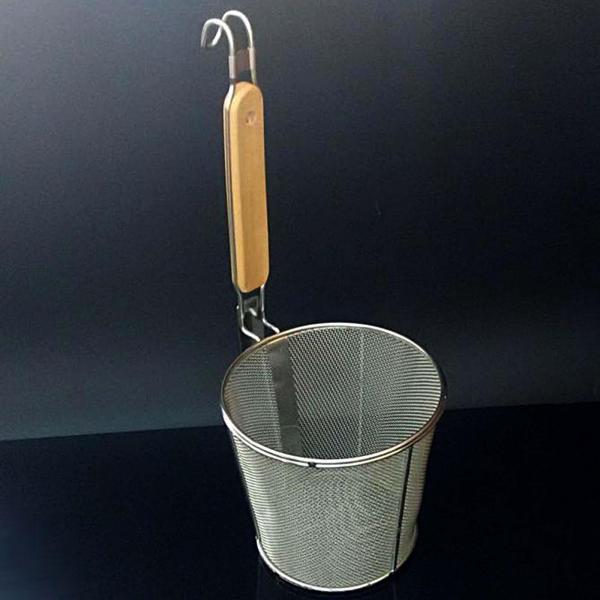 フライバスケット ディープフライバスケット やけど防止スプーン クックバスケット ストレーナー フライストレーナー メッシュバスケット ルー