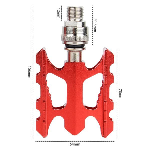 2 個アルミボディ折りたたみ自転車ペダルロードバイクプラットフォームサイクル交換｜stk-shop｜13