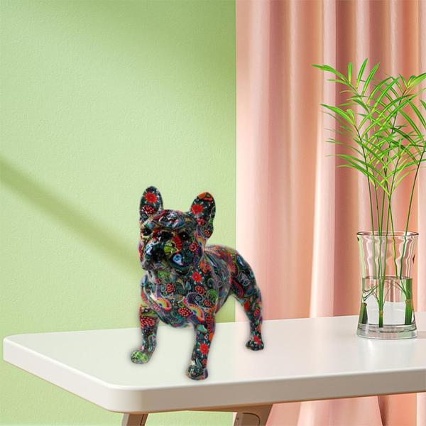 フレンチ ブルドッグの像 ブルドッグの置物と彫像家の装飾の飾り