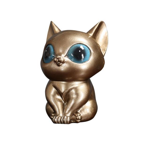 ミニ猫の像の置物 樹脂の彫刻 面白いクラフト デスク オフィス ホーム用｜stk-shop｜05