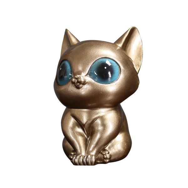 ミニ猫の像の置物 樹脂の彫刻 面白いクラフト デスク オフィス ホーム用｜stk-shop｜07