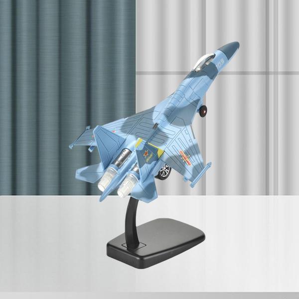 合金 1/100 ロシア SU35 戦闘機 モデル 航空機 ギフト ベース付き