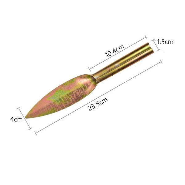 葉の形のハンドシャベル、小さなシャベルを掘る、キャンプハンドこてポータブル庭こてツール、掘削移植庭仕事家庭用｜stk-shop｜14