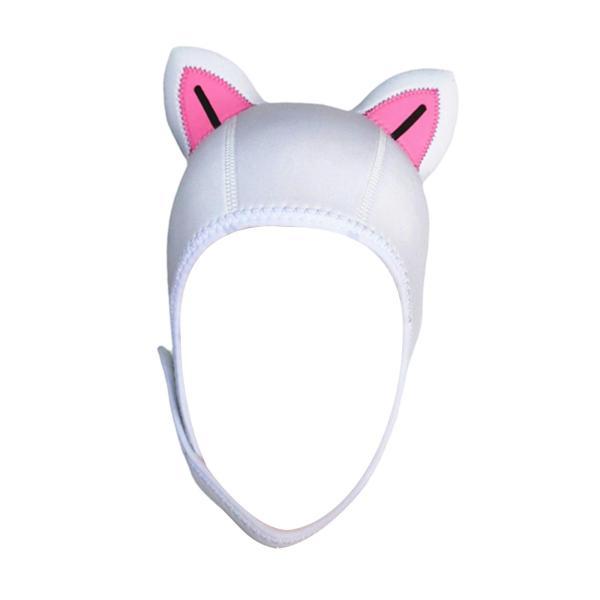猫耳ダイビングフード サーマルサーフィンフード 3mm ネオプレンフード 通気孔付き 快適でかわいいサーフィン帽子 スイミングキャップ メン｜stk-shop｜10