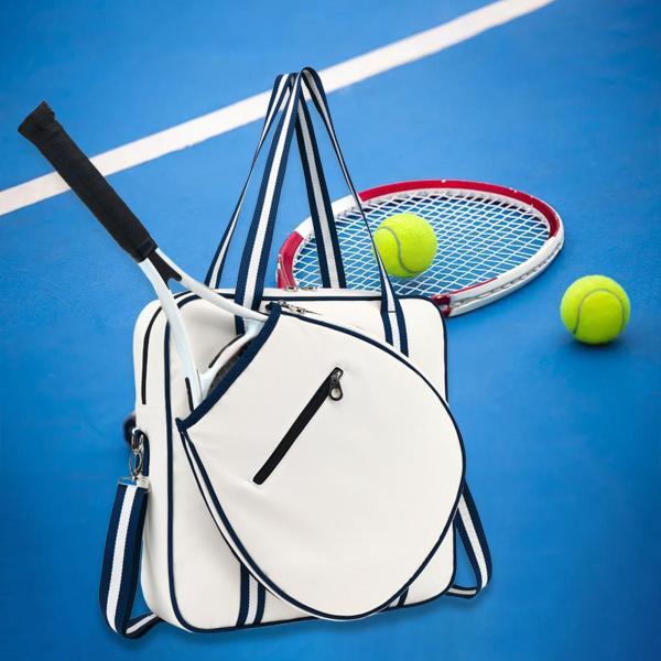 テニスラケットショルダーバッグ 39x10x39cm テニストートバッグ 耐久