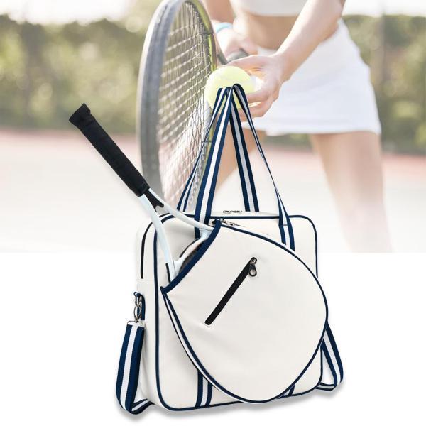 テニスラケットショルダーバッグ 39x10x39cm テニストートバッグ 耐久