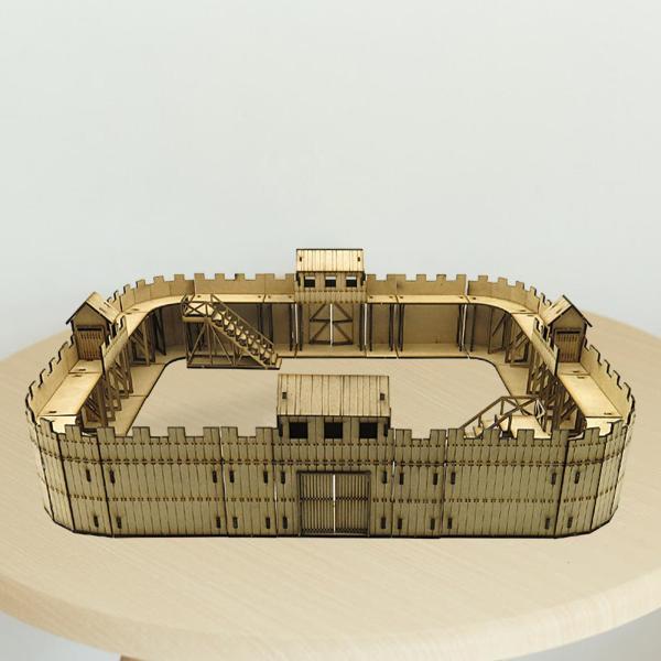 1/72 要塞建物モデルキット DIY マイクロ景観建築モデル用｜stk-shop｜08