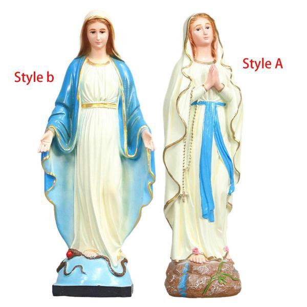 恵みの淑女の置物、聖母マリアの彫刻、卓上ディスプレイ、コレクション