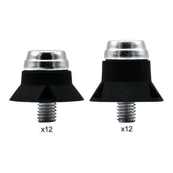 12x M5 ネジ付きサッカーシューズスパイク交換用快適で安定した滑り