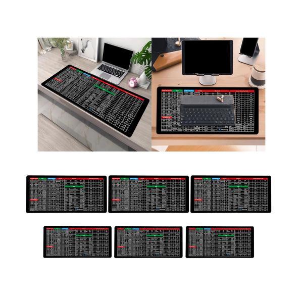 デスクマット ショートカットキー ノートパソコンデスクパッド