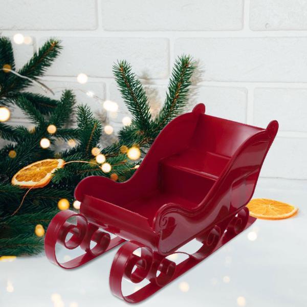 サンタそり ミニチュアそり クリスマス 卓上飾り グッズそりモデル