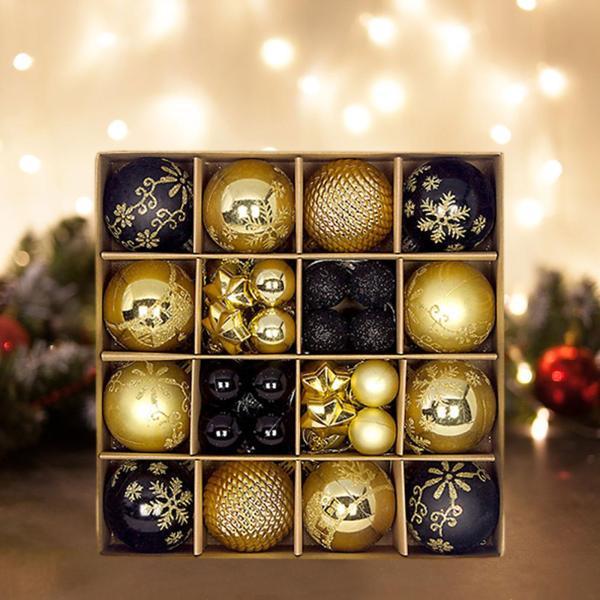 44ピース クリスマスボール オーナメントセット ペンダントドロップ