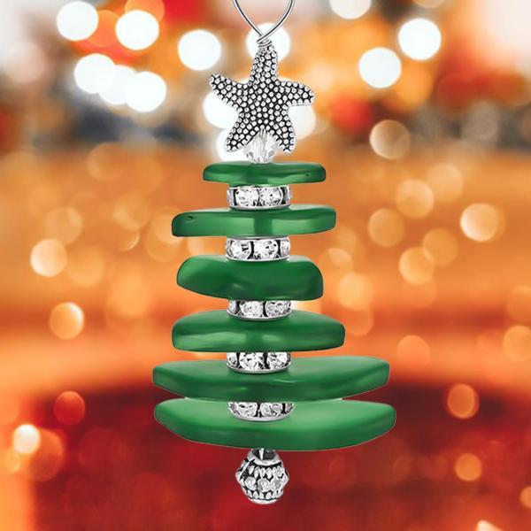 シーグラス クリスマスツリー オーナメント クリスマスデコレーション 記念日パーティー用 98290715STKショップ 通販 Yahoo!ショッピング