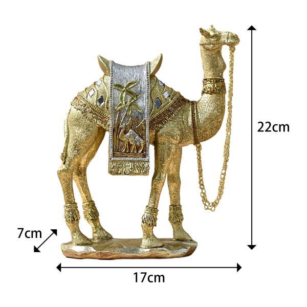 ラクダの置物動物像ラクダの彫刻卓上の装飾リビングルームのセンターピース寝室の本棚家の装飾｜stk-shop｜08
