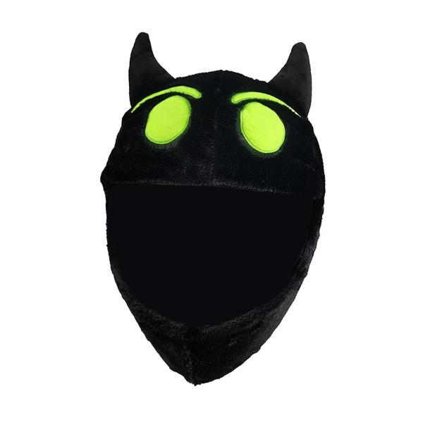 悪魔ヘルメットカバー増加乗馬楽しい目を引くスタイルバイク