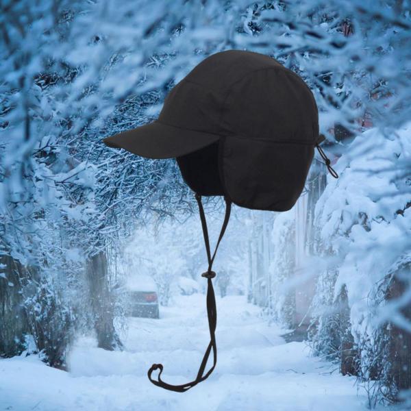 トラッパーハット キャップ 帽子 防寒耳保護 調節可能な冬の帽子