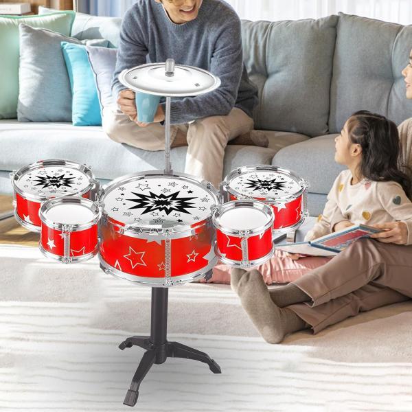 子供ジャズドラムセットミニ音楽啓蒙パーカッションミニドラムセット