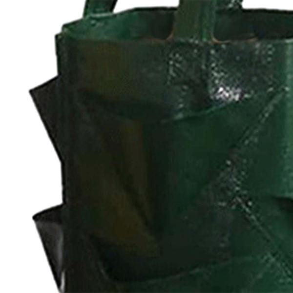 イチゴ栽培バッグ 3ガロン 12個の植え付け穴付き 吊り下げ フェルト生地 イチゴ栽培バッグ 3 ガロン ポケット付き 耐久性のある吊り下げ