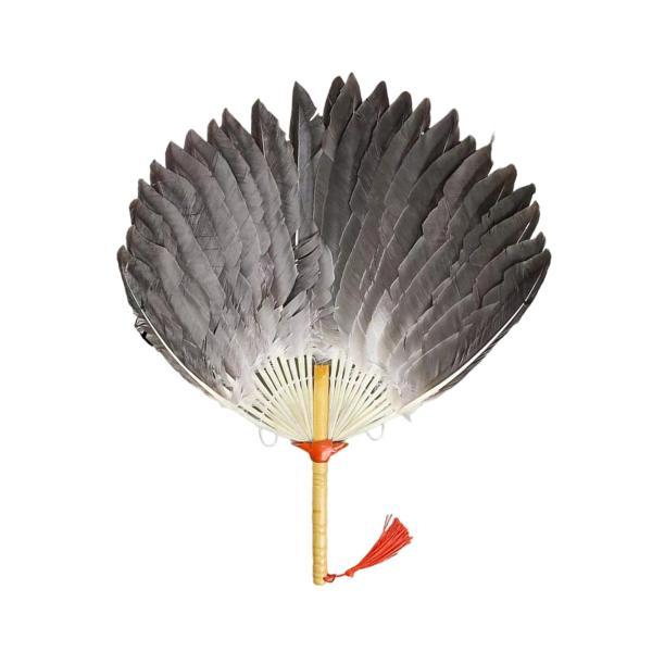 中国古美術 諸葛扇 太極八卦羽扇 装飾品 工芸品 置物 古代中国の諸葛孔明の羽根扇子、羽根手持ち扇子、装飾用、ポータブル
