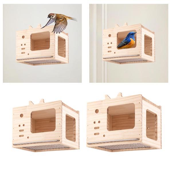 小動物の隠れ家 ペット ウサギ 隠れ家 おもちゃ テレビ型 頑丈