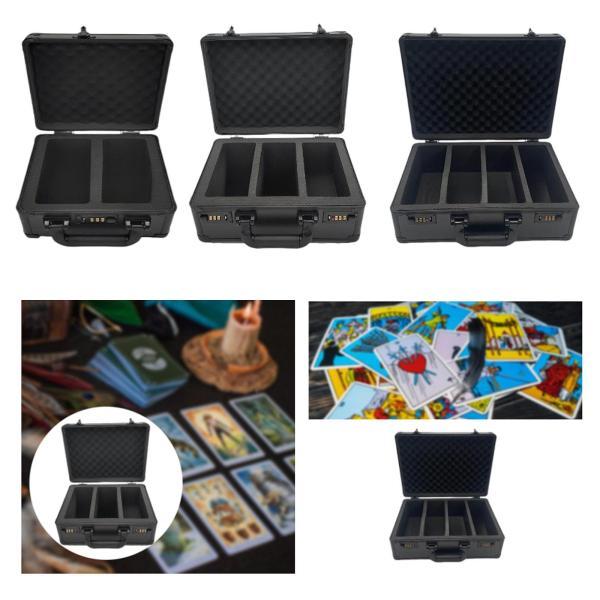 グレードカード収納ボックス コンビネーションロック付き 軽量トレーディングカード収納ボックス グレードカードゲームカード用スポーツカードケース_6