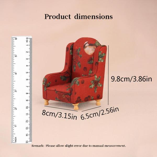 ミニチュアソファ ミニチュア家具 リアルなミニファブリックアクセント