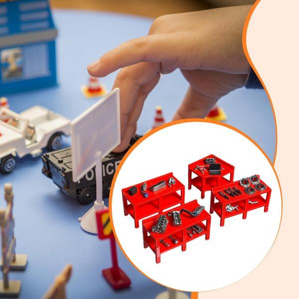 1/64スケールガレージジオラマアクセサリー頑丈クリエイティブ軽量