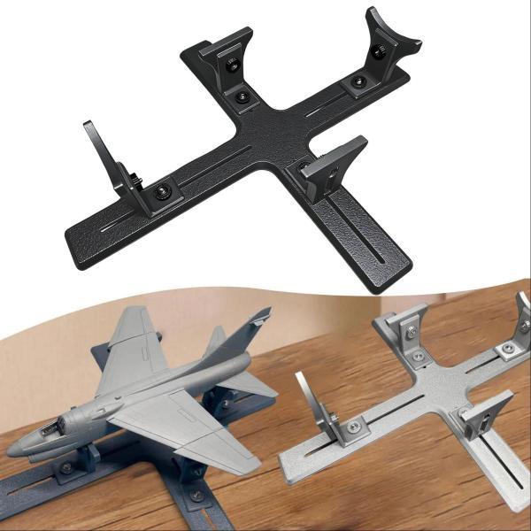 飛行機模型用塗装スタンドベースホルダー補助ツール簡単組み立て