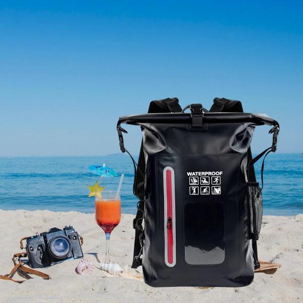 防水ドライバッグ 防水バックパック 25L 実用ポーチ 通気ドライサック