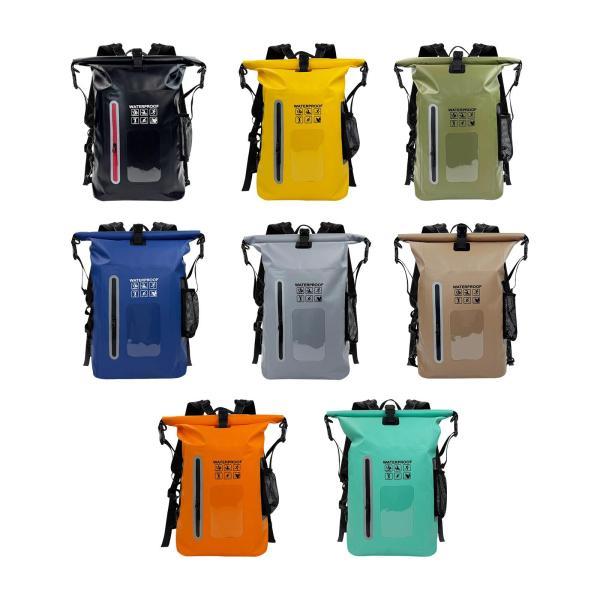 GALLIUM 防水バックパック ドライバッグ 防水ドライバッグ 防水バックパック 25L 実用ポーチ 通気ドライサック