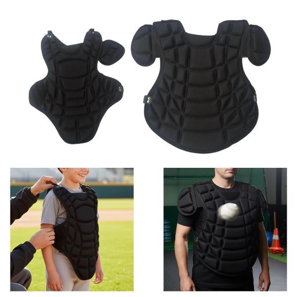 新品★KUSHITANI★チェストプロテクター★パームガード★ソフトパッド膝 ソフトボールキャッチャー用チェストプロテクター、頑丈な多機能ソフト