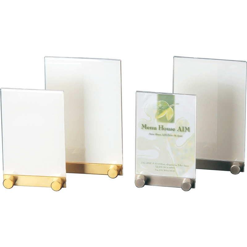 メニュースタンド 紙サイズ A6 タテ MS-124 / えいむ カード立て