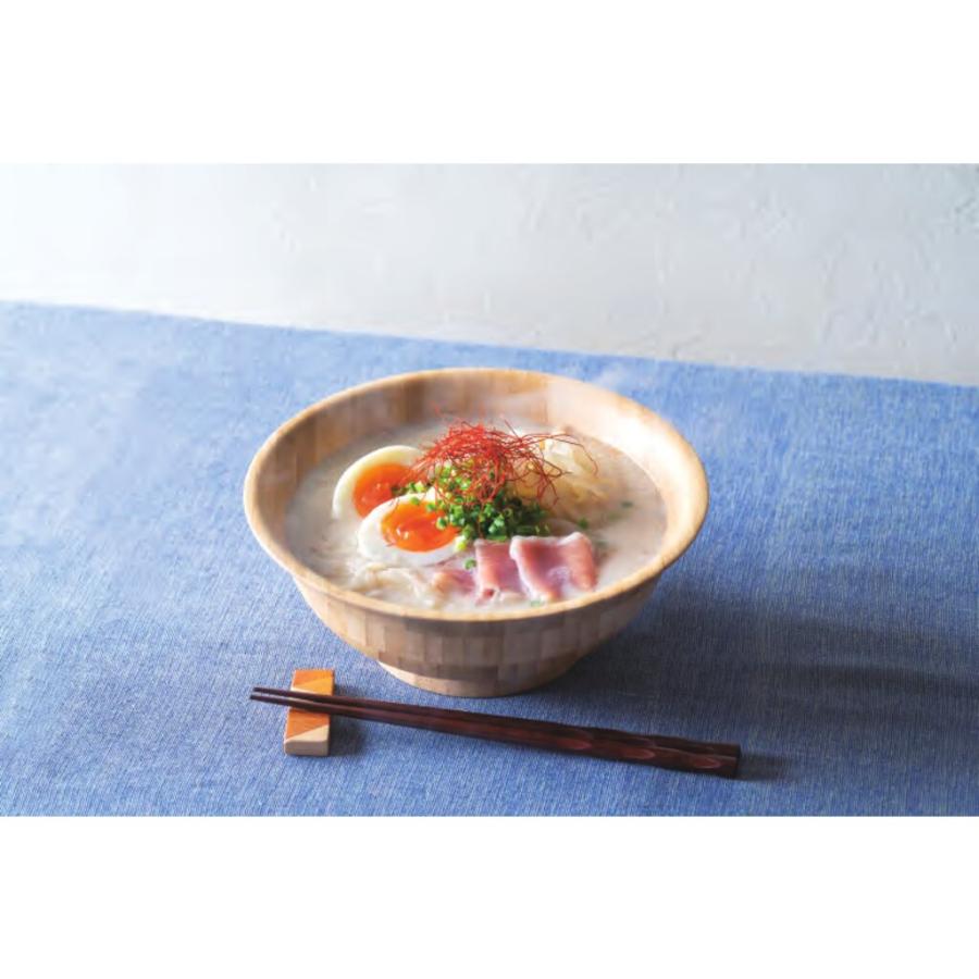 木製食器 ラーメン鉢 ECL-36-1 / シンビ 食器 木製食器 麺鉢 ホウル 食洗機可 ハンドメイド |  | 04