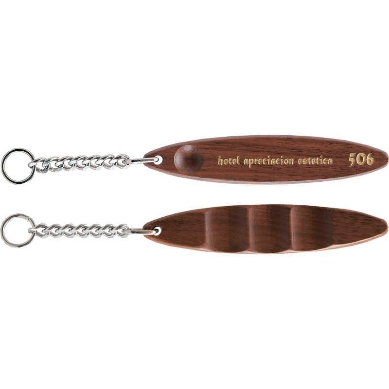 木製 キーホルダー サーフボード 無地 WD-160 / シンビ ホテル ルームキーホルダー | 