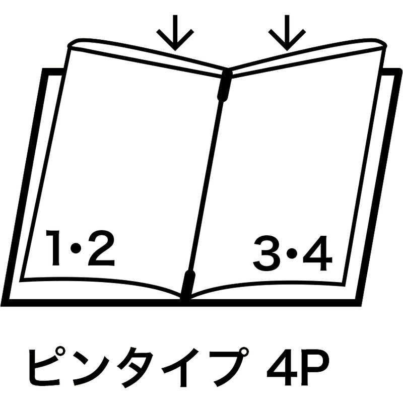 レザータッチメニュー(中 B5 4ページ) LB-402 / えいむ メニューブック クリップ ピンタイプ |  | 03