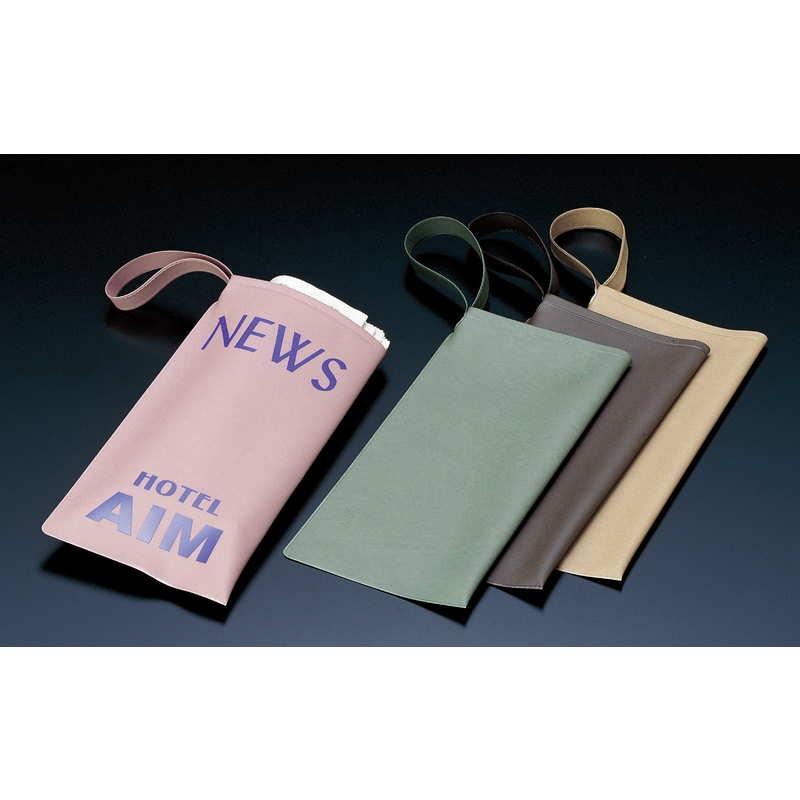 ホテル用 新聞ケース(小)(八つ折り タイプ) NPC-2 / えいむ ホテル 新聞 ドアノブ |  | 02